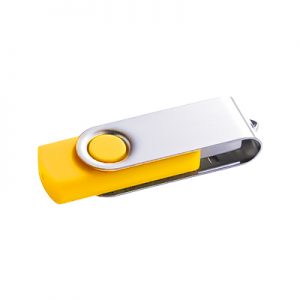 Memória USB Básica de 8GB amarelo