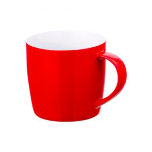 Caneca comander em cerâmica 370 ml vermelho