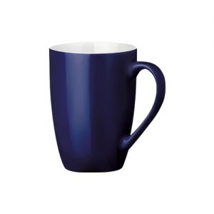 Caneca em cerâmica 370 ml azul marinho