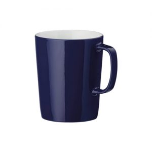 Caneca em porcelana 320ml azul marinho