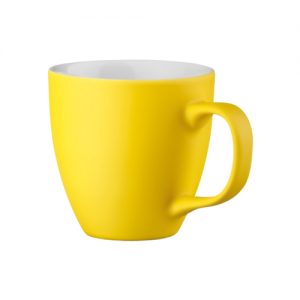 Caneca em porcelana 450ml amarelo