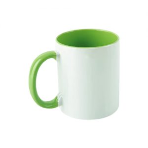 Caneca para sublimação em cerâmica 330 ml verde