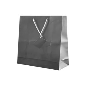 Saco presente plastificado resistente 210 grs cinzento
