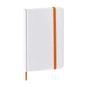 Bloco de Notas Yakis com Capa Rígida laranja