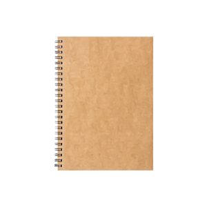 Caderno com calendário no interior da capa