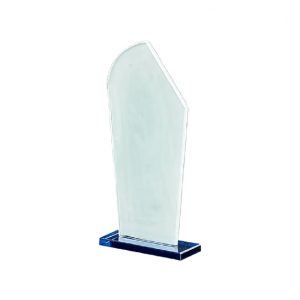 Troféu em vidro 230g de 17 cm