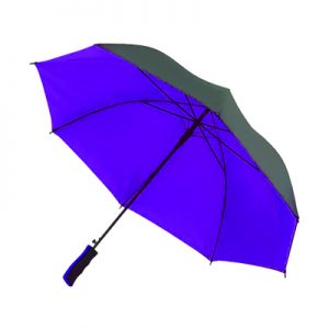 Guarda-chuva automático bicolor com cabo em EVA azul