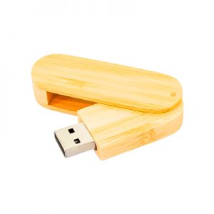 Memória USB de 8GB em Bambú