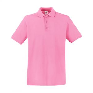 Polo piqué premium 100% algodão rosa