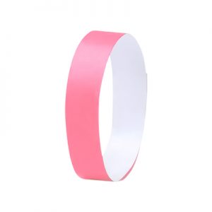 Pulseira ankaran com fecho adesivo e resistente rosa