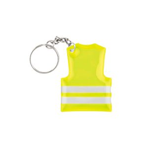 Porta-chaves em forma de colete reflector