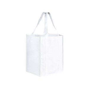 Saco tamanho XL non-woven resistência até 10kg de peso branco