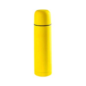 Termo de aço inoxidável com capacidade de 500 ml amarelo